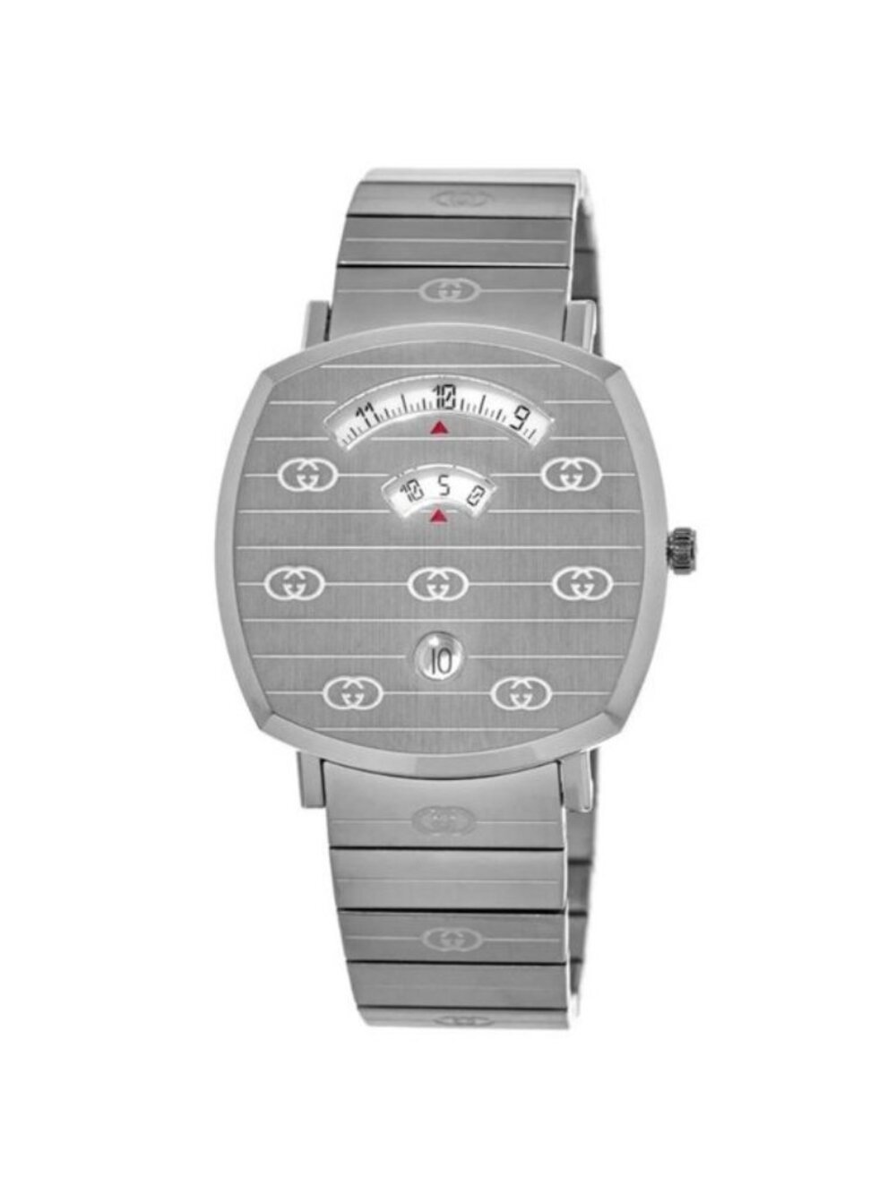 NEW Gucci Grip YA157410 Stainless Steel Watch 38 mm Unisex